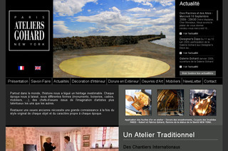 Aperçu visuel du site http://www.ateliers-gohard.com Aperçu visuel du site http://www.ateliers-gohard.com