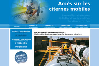 Aperçu visuel du site http://www.acces-sur-citernes.com/