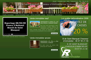 Promoteur Toulouse immobilier neuf, chasseur immobilier - Realityimmobilier.com