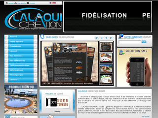 Aperçu visuel du site http://www.lalaoui-creation.com