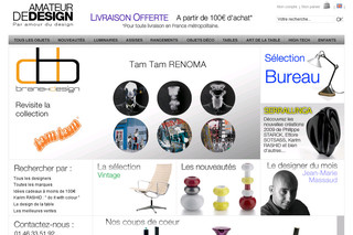 Amateurdedesign.com - Boutique en ligne dédiée aux objets design