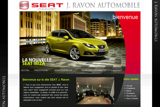 Aperçu visuel du site http://www.seat-ravon.fr/