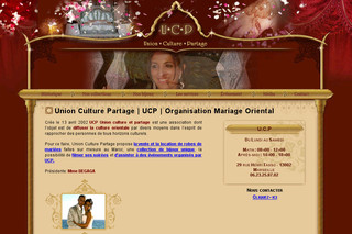 Aperçu visuel du site http://www.ucp-mariage-traiteur.com