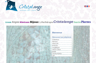 Aperçu visuel du site http://www.cristalange.com