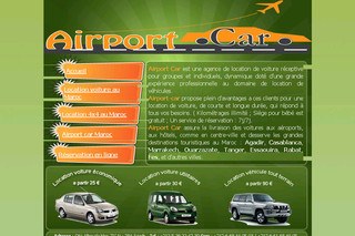 Aperçu visuel du site http://www.airport-rent-car.com