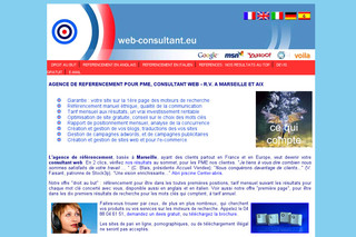 Aperçu visuel du site http://www.web-consultant.eu
