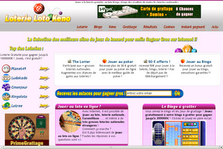 Aperçu visuel du site http://www.loterie-loto-keno.com