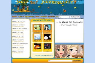 Aperçu visuel du site http://www.jeuxdroles.fr