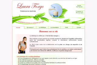 Aperçu visuel du site http://www.dieteticienne-montpellier.fr