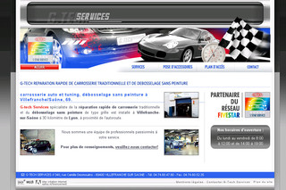 Aperçu visuel du site http://www.g-tech.fr