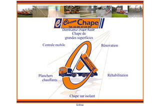 Aperçu visuel du site http://www.chrono-chape.fr