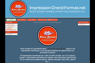 Aperçu visuel du site http://www.impression-grand-format.net/