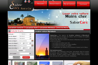 Aperçu visuel du site http://www.locationvoiture-marrakech.com/