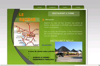 Aperçu visuel du site http://www.le-baobab.net