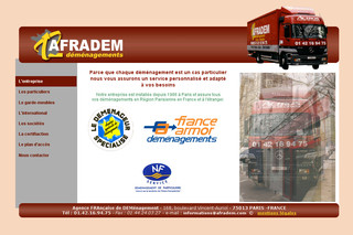Afradem.com - Déménagement Paris