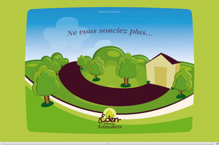 Aperçu visuel du site http://www.eden-servicesanimaliers.com
