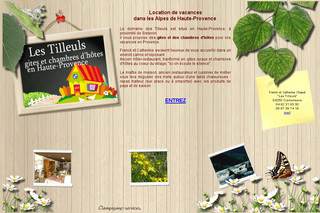 Aperçu visuel du site http://www.gite-provence-alpes.com