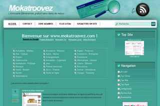 Aperçu visuel du site http://www.mokatroovez.com/