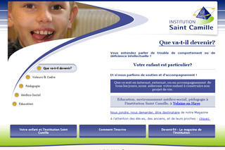 Saint-camille.fr - Institution Saint Camille - éducation spécialisée