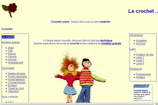 Aperçu visuel du site http://crochet-loisirs.com/