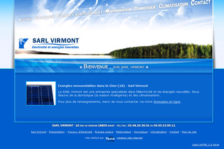Aperçu visuel du site http://www.virmont-energie-elec.com/