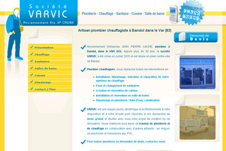 Aperçu visuel du site http://www.varvic.fr