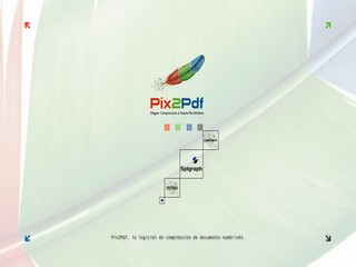 Aperçu visuel du site http://www.pix2pdf.fr