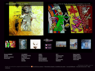 Aperçu visuel du site http://www.artosmose.fr