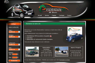 Aperçu visuel du site http://www.automobiles-cazenave.fr