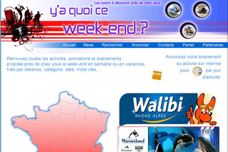 Aperçu visuel du site http://www.yaquoiceweekend.fr