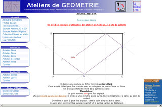 Les Ateliers de  Géométrie - Atelier.chronosite.org