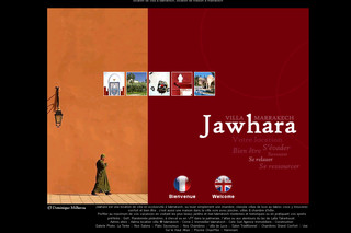 Aperçu visuel du site http://www.locations-marrakech.com