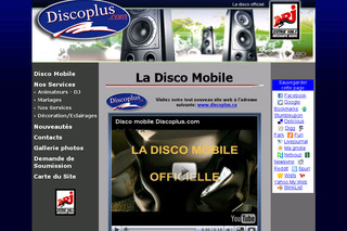 Aperçu visuel du site http://www.discoplus.com