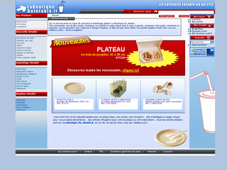 Aperçu visuel du site http://www.laboutiquedujetable.fr