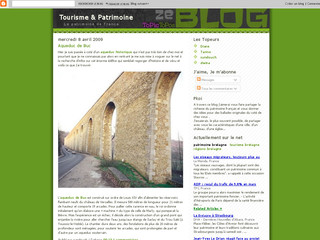 Aperçu visuel du site http://tourisme-patrimoine.blogspot.com