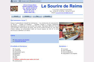 Aperçu visuel du site http://www.le-sourire-de-reims.fr