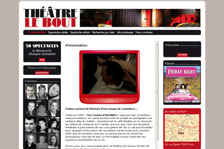 Aperçu visuel du site http://www.lebout.fr