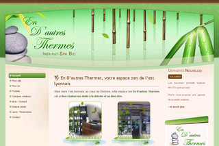 Aperçu visuel du site http://www.endautresthermes.fr