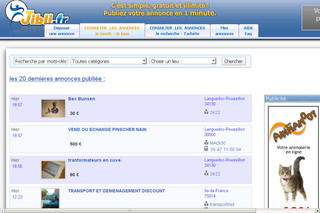 Aperçu visuel du site http://www.jibli.fr