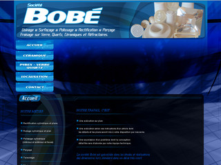 Aperçu visuel du site http://www.bobe-sa.fr/