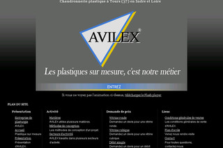 Aperçu visuel du site http://www.avilex.fr