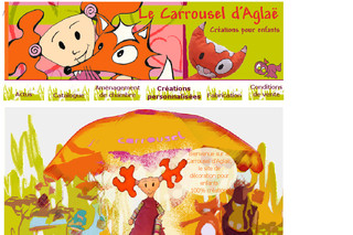 Aperçu visuel du site http://www.le-carrousel-aglae.com