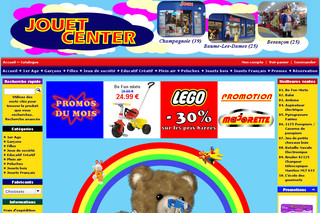 Aperçu visuel du site http://www.jouet-center.com