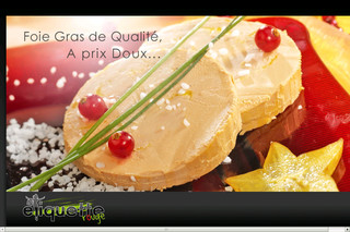 Aperçu visuel du site http://www.foie-gras-artisanal.com
