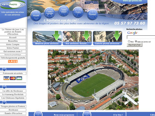 Aperçu visuel du site http://www.api-photo.net