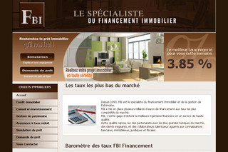 Aperçu visuel du site http://www.fbifinancement.com