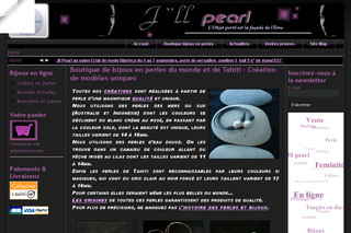 Jll-pearl.com - Bijoux en perles de Tahiti et création modèles : Bracelets, Colliers, Boucles d'oreilles