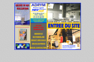 Aperçu visuel du site http://www.adrym.fr