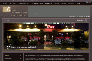 Aperçu visuel du site http://www.restaurant-tlmp.fr/