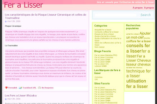 Aperçu visuel du site http://www.fer-a-lisser-professionnel.com/